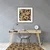 Decormat Podloga za stol Deciduous pattern 120x90 cm 15 cm