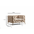 ATELIER DEL SOFA Fotelja Como Ecru