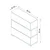 Hanah Home Napolyon White (756FRN4004) Cipelarnik, Belo-Braon