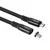 MicroConnect Kabel USB4 Gen 3x2 USB-C M/C 0,15 m črne barve