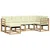 Set vanjskih sofa s jastukom 6 pcs Bijela i krem