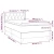 Vidaxl Box spring postelja z vzmetnico krem 80x200 cm blago