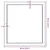 Stolna ploča 60x60x(2-6) cm od hrastovine sa živim rubom