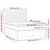 Vidaxl Box spring postelja z vzmetnico moder 140x190 cm blago