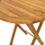 Vidaxl Vrtnik Bistro Set 3 szt. Rjava Masiven les akacije