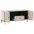 TV ormar s ladicama Bijelo 105 x 33,5 x 46 cm Čvrsto drvo manga