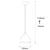 Conceptum Hypnose Luster Tattoo-2393, 114cm, 18x18 cm, Srebrne boje