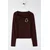 Trendyol Milla ženska bluza Twoaw26Bz00087, braon-braon
