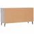 Klupa za cipele siva boja hrasta 102x35x55 cm konstruirano drvo