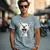 Camiseta Majica sa štampanim printom Cam 575, Muška, Svetloplava