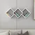 Hanah Home Zidna polica Galaxy, 102x42x20 cm, Bela