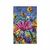 Plakat barvne cvetlice na travniku - 20x30 silver
