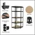 ePRO polica ugaona premium 183x70x30 metal-drvo 875kg (5x175kg)