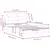 Vidaxl Posteljni okvir brez vzmetnice Hvar temno rjav 140x190 cm blago