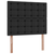 Krevet s od storage s madracem Crna 120 x 200 cm Lažna koža