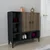 Hanah Home Konzola Platin, 100x100x35 cm, Crna-orah