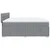 Vidaxl Box spring postelja z vzmetnico svetlo siva 200x200 cm blago