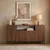 Hanah Home komoda Rialto, 160 cm, orah Milano / crna