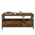 Songmics Klubska miza 100x55x45 cm rjava