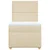 vidaXL vidaXL Box spring postelja z vzmetnico krem 80x200 cm blago, (21261090)