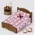 SYLVANIAN Semi - double bed