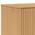 Vidaxl Visoka komoda OLDEN rjava 85x43x125 cm trdna borovina