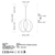 Opviq Luster Corner-13784-, 20cm, IP20, Zlatne boje