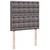 Vidaxl Box spring postelja z vzmetnico siva 90x190 cm umetno usnje