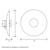 HOME LIGHT Zidna lampa Luna 306, 12W 3000K