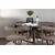 Venture Design Jedilna miza in stol komplet Kaseidon Morning miza 100x75 cm stol 54x75x65 cm rjava
