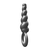 ToyJoy Buttocks The Screw Metallic Silicone Plug Grey