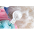 Plišani zeko za maženje Plume Doudou Kaloo 20 cm za najmlađe sivi-akvamarin
