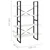 Ormarić za knjige s 4 razine bijeli 100x30x140 cm od borovine