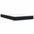 vidaXL Box spring postelja z vzmetnico črna 120x200 cm žamet