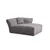 Atelier del Sofa Ugaona garnitura Boxer, 165x290 cm, Svetlo-siva