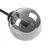 Plafonski luster OBSIDIAN 4xG9/10W/230V crna/dimna siva