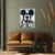 Canvas Slika na platnu Crno beli Mickey Mouse, 75x100cm