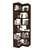 Hanah Home Polica za knjige CPT4807-19255x192x27 cm, Braon