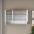 Hanah Home višenamenski ormarić JE237, 90 cm, beli / orah