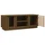 Vidaxl TV omarica medeno rjava 110x35x40,5 cm trdna borovina