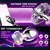 SuperLove Powerful Glowing Vibrating Metal Butt Plug with Remote & App Medium
