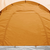 VIDAXL šator za kampiranje za 6 osoba, sivo-narančasti