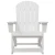 Adirondack ljuljačke 2 pcs Bijelo HDPE