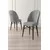 HANAH HOME Set 4 stolice Ritim Grey Brown