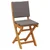 Vanjske bistro stolice 2 pcs Tamnosiva 38 x 46 x 85 cm