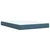 Vidaxl Box spring postelja z vzmetnico modra 140x190 cm žamet