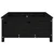 Vrtna sadilica crna 82,5 x 82,5 x 39 cm od masivne borovine