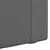 vidaXL Visoki naslon za glavo Temno siva 90 x 55 x 5 cm blago
