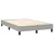 vidaXL Box spring postelja z vzmetnico LED sv. siva 120x200 cm blago