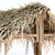 vidaXL Ljuljačka za 2 osobe od bambusa s palminim lišćem 202 cm